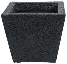 Κασπώ Δαπέδου Karraspio 20770 34x34x30cm Black GloboStar Cement