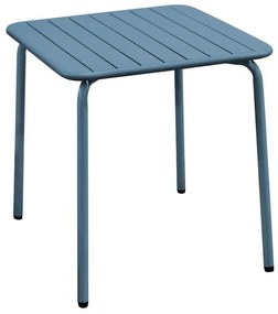 BRIO Slat Τραπέζι Κήπου - Βεράντας, Μέταλλο Βαφή Sandy Blue 5415C 70x70x73cm