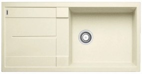 Blanco Metra XL 6 S Jasmine SILGRANIT™ PuraDur™ Γρανιτένιος Νεροχύτης Ένθετος Αντιστρεφόμενος με 1 Γούρνα και Ποδιά 100x50cm