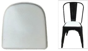 RELIX Κάθισμα Καρέκλας, Pvc Άσπρο (Μαγνητικό) 30/16x30cm Ε519,1Κ