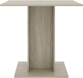 vidaXL Τραπεζαρία Sonoma Δρυς 80 x 80 x 75 εκ. από Μοριοσανίδα