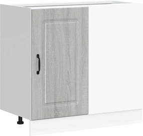 vidaXL ντουλάπι βάσης κουζίνας Kalmar Γκρι sonoma Επεξεργασμένο Ξύλο