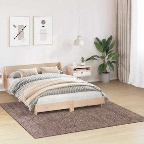 vidaXL Αντιολισθητικό Σαγκί Χαλάκι Καφέ 200 x 200 cm PP