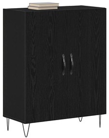 vidaXL Μπουφές Μαύρη δρυς 69.5 x 34 x 90 εκ. Επεξεργασμένο ξύλο