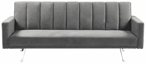 Καναπές κρεβάτι Mesa 397, Λειτουργία ύπνου, Γκρι, 198x86x81cm, Πόδια: Μέταλλο