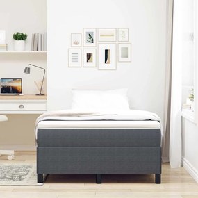 vidaXL Σκελετός Κρεβατιού Σκούρο γκρι 120 x 190 cm Βελούδο