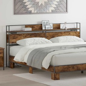 vidaXL Κεφαλάρι Αποθήκης Καπνιστή δρυς 98 cm Επεξεργασμένο ξύλο