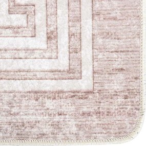 vidaXL Χαλί Πλενόμενο Μπεζ 80 x 150 εκ.