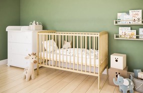 Βρεφικό Κρεβάτι Basic με Στρώμα Natural  60x120cm  BC10099A BabyCute