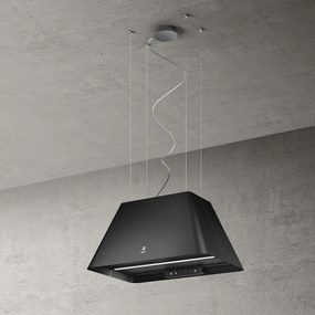 Elica Ikona Light BL/F/60 Απορροφητήρας Νησίδα Ανακύκλωσης 60cm Μαύρος