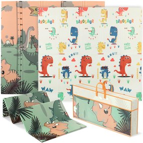 AIYAPLAY Χαλάκι Παιχνιδιού για Μωρά 196 x 176 x 1,5 cm Αναδιπλούμενο Δίπλευρο Χαλάκι Παιχνιδιού Πολλά Χρώματα