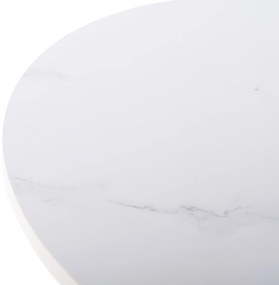 ΤΡΑΠΕΖΙ ΣΑΛΟΝΙΟΥ ACRYLON HM9779.01 HPL ΛΕΥΚΟ ΜΑΡΜΑΡΟ-ΑΚΡΥΛΙΚΟ ΠΟΔΙ Φ40x41Υεκ. (1 Τεμμάχια)
