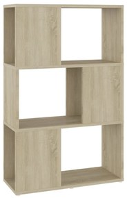 vidaXL Βιβλιοθήκη/Διαχωριστικό Χώρου Sonoma Δρυς 60x24x94 εκ. Μοριοσ.