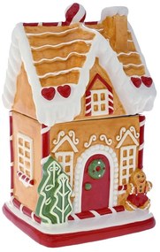 Χριστουγεννιάτικη Μπισκοτιέρα Gingerbread 81582 16x14x27cm Multi
