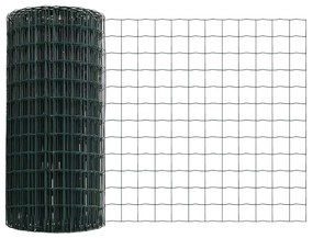vidaXL Σετ Φράχτη Κήπου Πράσινο 10 x 0.8 μ Χάλυβας