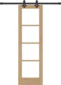 vidaXL Συρόμενη Πόρτα Φυσικό 61 x 198,5 εκ.