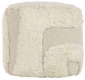 Υποπόδια Home ESPRIT Μπεζ Boho 45 x 45 x 45 cm