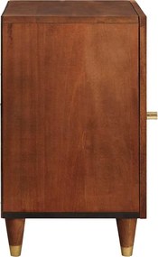 vidaXL Ντουλάπι Μπάνιου Καφέ 38 x 33,5 x 58 εκ. Επεξεργασμένο ξύλο