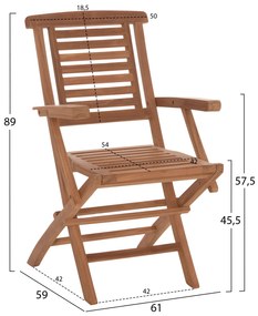 ΣΕΤ ΤΡΑΠΕΖΑΡΙΑΣ WONDER HM21290 ΤΡΑΠΕΖΙ &amp; 4 ΠΟΛΥΘΡΟΝΕΣ ΠΤΥΣΣΟΜΕΝΕΣ-ΤΕΑΚ