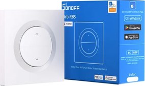 SONOFF smart επιτοίχιος διακόπτης ρολών Orb-RBS, WiFi, Matter, 1A, λευκός