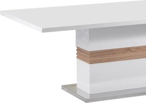 Τραπέζι Zoekrin Inart λευκό mdf 200x100x76εκ