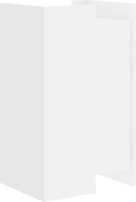 vidaXL Συρταριέρα Λευκή 45x35x75 εκ. από Επεξεργασμένο Ξύλο