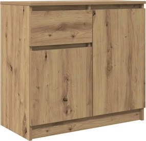 vidaXL Συρταριέρα με Συρτάρια Τεχνίτης Δρυς 71x35x65 εκ. Επεξ. Ξύλο
