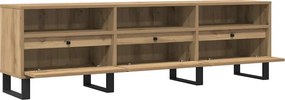 vidaXL Έπιπλο Τηλεόρασης τεχνίτης Δρυς 150x30x44,5 εκ.
