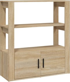 vidaXL Ντουλάπι Sonoma Δρυς 80x30x90 εκ. από Επεξεργασμένο Ξύλο