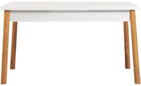 Τραπέζι Costa Masa 869VEL5223 120x75x77cm Pine-White Μοριοσανίδα,Ξύλο
