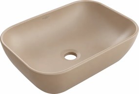 Mexen Rita νιπτήρας πάγκου 45 x 32 cm, cappuccino ματ - 21084564