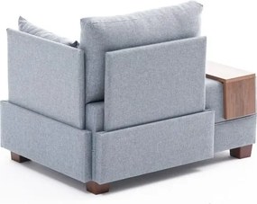 Πολυθρόνα Μπλε Δεξιά FLY 75x100x80