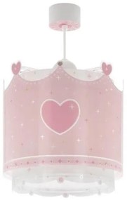 Παιδικό Κρεμαστό Φωτιστικό Οροφής Little Queen 61102 Ango Dalber-61102-Ροζ 61102
