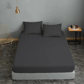 Σεντόνι Μεμονωμένο Polycotton Διπλό 200x240εκ. Anthraces Komvos Home 7002188-48