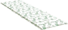 vidaXL Μαξιλάρι Ξαπλώστρας με Σχέδιο Φύλλων από Ύφασμα Oxford