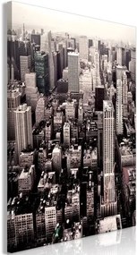 Πίνακας - Manhattan In Sepia (1 Part) Vertical - 60x90