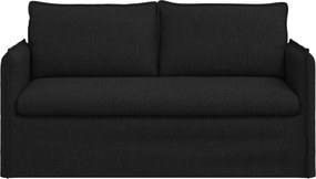vidaXL Καναπές Μαύρο 156 x 82 x 85 εκ ύφασμα