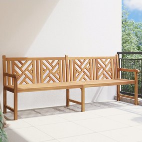 vidaXL Παγκάκι κήπου Καφέ 228 x 60 x 90 εκ Μασίφ ξύλο teak
