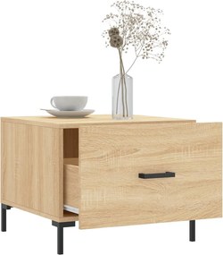 vidaXL Τραπεζάκια Σαλονιού 2 τεμ Sonoma Δρυς 50x50x40 εκ Επεξ. Ξύλο