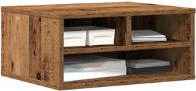 vidaXL Σταντ Εκτυπωτή Παλαιωμένο ξύλο 49 x 40 x 22,5 εκ