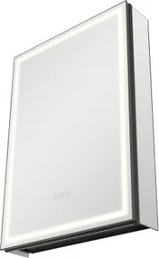 VEVOR Lighted Mirror Medicine Cabinet 50 x 70 cm Bottom Lighting Recessed Wall