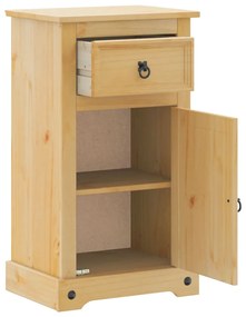vidaXL Ντουλάπι Μπάνιου Corona 45x33x80 εκ. από Μασίφ Ξύλο Πεύκου