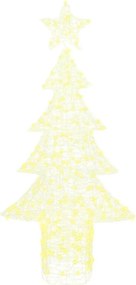vidaXL Χριστουγεννιάτικο Δέντρο 240 LED Θερμό λευκό 150 cm Ακρυλικό