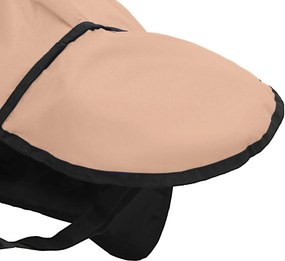 vidaXL Σαμάρι Ίππου Καπουτσίνο 85 cm Πολυεστέρας