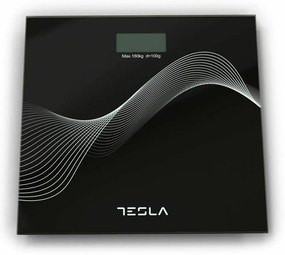 Tesla BS102B Ψηφιακή Ζυγαριά σε Μαύρο χρώμα