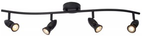 Φωτιστικό Οροφής Lucide 13955-04-30 CARO Μαύρο Ματ (Black Mat)