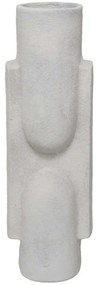 Βάζο Nathen 032516 13x10x36cm White Αλουμίνιο