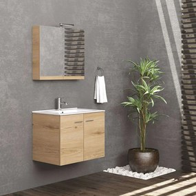 Βάση Νιπτήρα Bitola NBITB908502 Με 2 Πόρτες 90 89x45x55cm Elvezia 8502 Karag Μελαμίνη