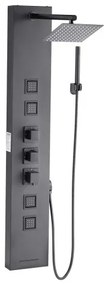 VEVOR Shower Panel Tower System Stainless Steel Column Rainfall Head Massage Jet
