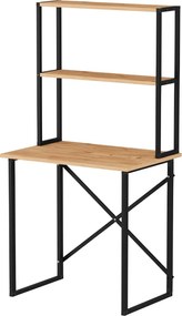 Γραφείο εργασίας Pope Megapap χρώμα pine oak 73x52x146εκ.